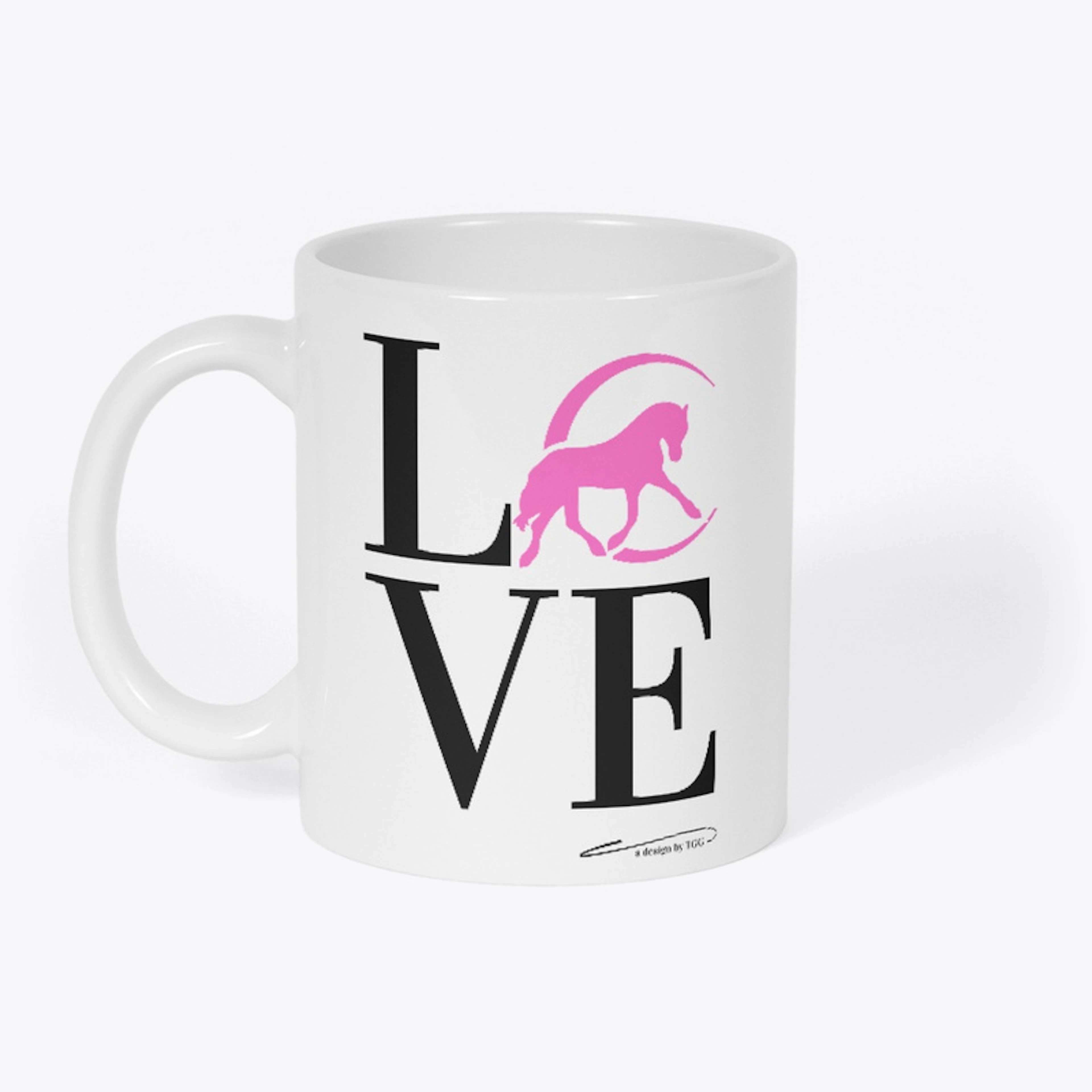 L.O.V.E. Horse Pink